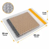 20x25+5cm Balonlu Torba - Bantlı - 4