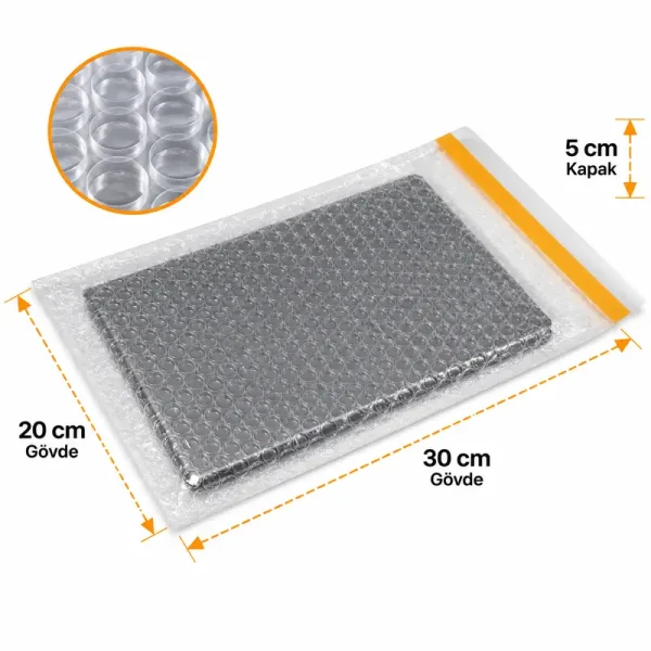 20x30+5cm Balonlu Torba - Bantlı - Kolicim (1)