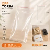 20x35+5cm OPP Bantlı Torba - 100 Adet - 3