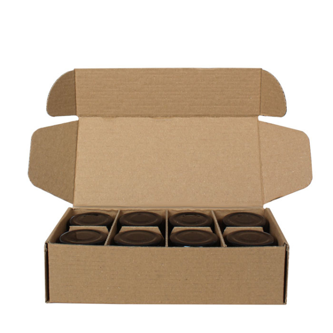 20x9.5x5.4cm Box - 0.3 Desi Box - Box with Compartment - Kraft