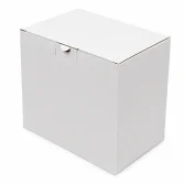 21x14x19,5cm Kutu - 2 Desi Kutu - Kilitli Kutu - Beyaz - 3