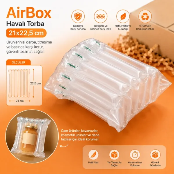 21x22,5cm Airbox Havalı Torba - 3