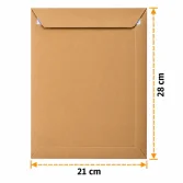 21x28cm Kraft Zarf - 25 Adet - 2