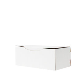 صندوق 22.5*12*8 سم - صندوق ديسي 0.7 - صندوق مقفل - نوع جديد - أبيض - 2