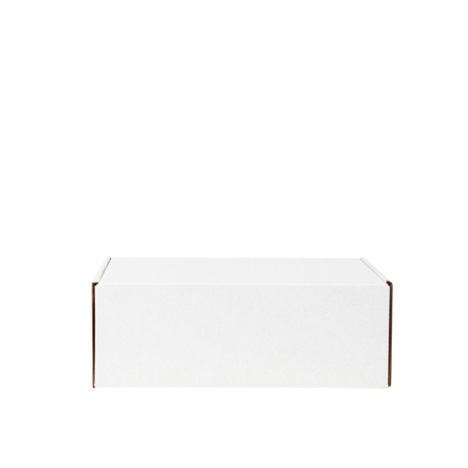 22,5x12x8cm Kutu - 0,7 Desi Kutu - Kilitli Kutu - Beyaz - 3