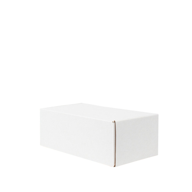 22,5x12x8cm Kutu - 0,7 Desi Kutu - Kilitli Kutu - Beyaz - 2