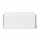 22,5x12x8cm Kutu - 0,7 Desi Kutu - Kilitli Kutu - Beyaz - 3