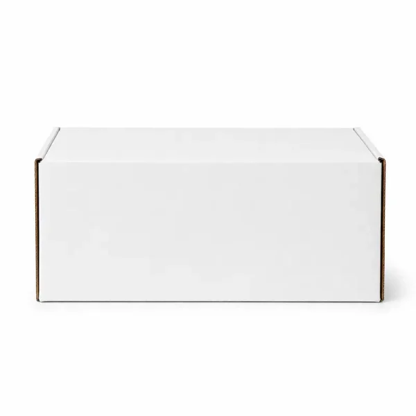 22.5x12x8cm Box - 0.7 Desi Box - Locked Box - White - 3