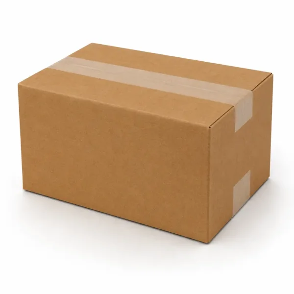22x15x12cm Single Corrugated Box - Kraft - Kolicim (1)