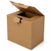 22x15x20cm Box - 2.2 Desi Box - Locked Box - Kraft - 3