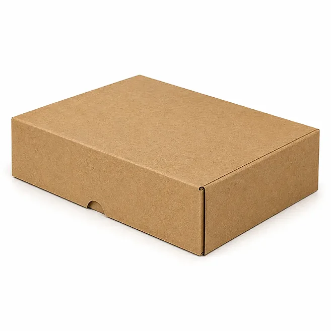 23x14x8cm Box - 0.8 Desi Box - Locked Box - Kraft - 3