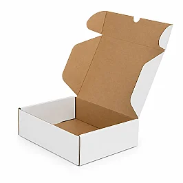 23x14x8cm Box - 0.8 Desi Box - Locked Box - White - 1