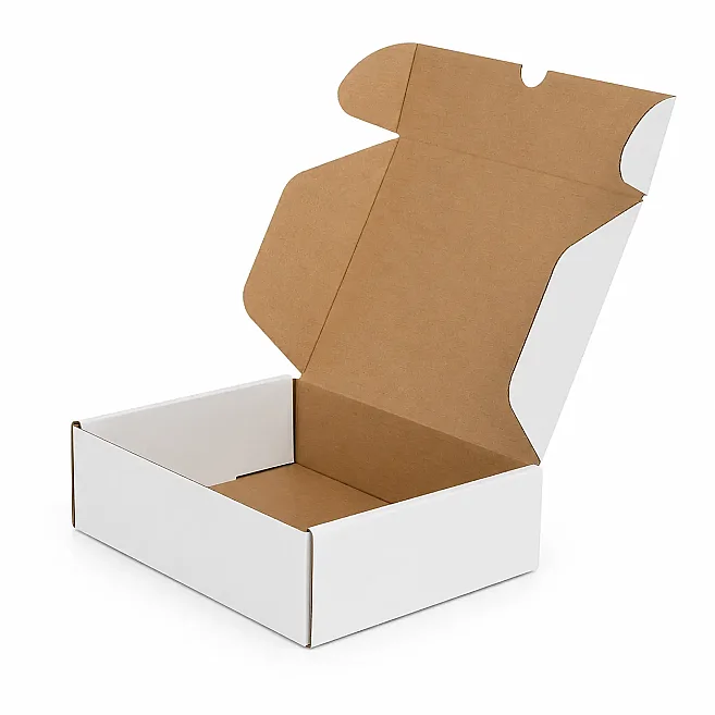 23x14x8cm Box - 0.8 Desi Box - Locked Box - White - 1