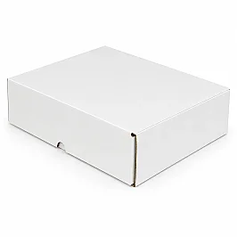 23x14x8cm Box - 0.8 Desi Box - Locked Box - White - 3