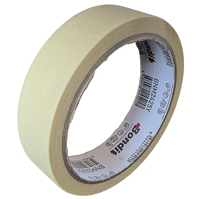 24mm x 25 Meter Paper Masking Tape - 1