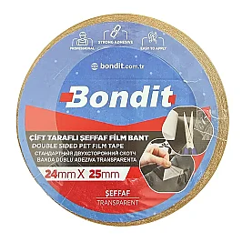 24mm x 25 Metre Çift Taraflı Film Bant - 1
