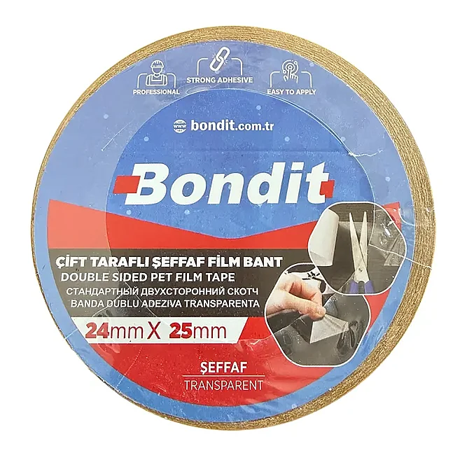 24mm x 25 Metre Çift Taraflı Film Bant - 1