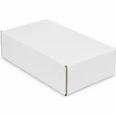 24x12x5,5cm Kutu - 0,5 Desi Kutu - Kilitli Kutu - Beyaz - 3