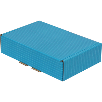 24x16.5x6cm Locked Box - Blue - Thumbnail