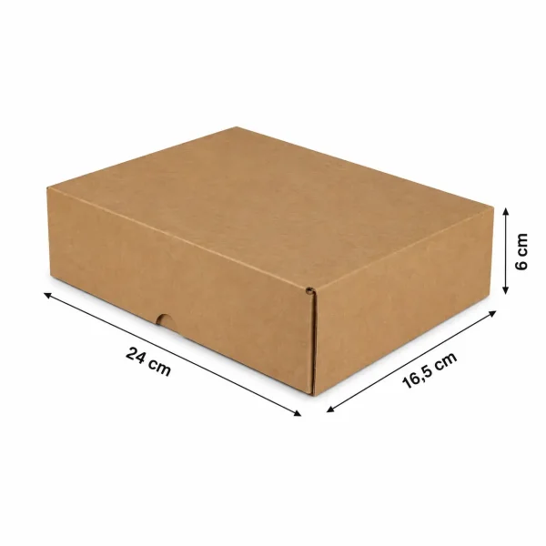 24x16.5x6cm Locked Box - Kraft - Kolicim (1)