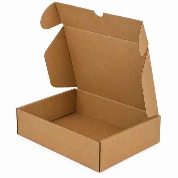 24x16.5x6cm Locked Box - Kraft - 1