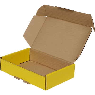 24x16,5x6cm Kutu - Kilitli Kutu - 0,8 Desi Kutu - Sarı - Thumbnail