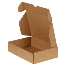24x17x4cm Box - Cut Box - 0.5 Desi Box - Kraft - 1