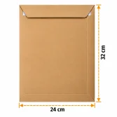 24x32cm Kraft Zarf - 25 Adet - 2