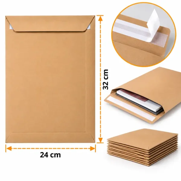 24x32cm Kraft Zarf - 25 Adet - 4