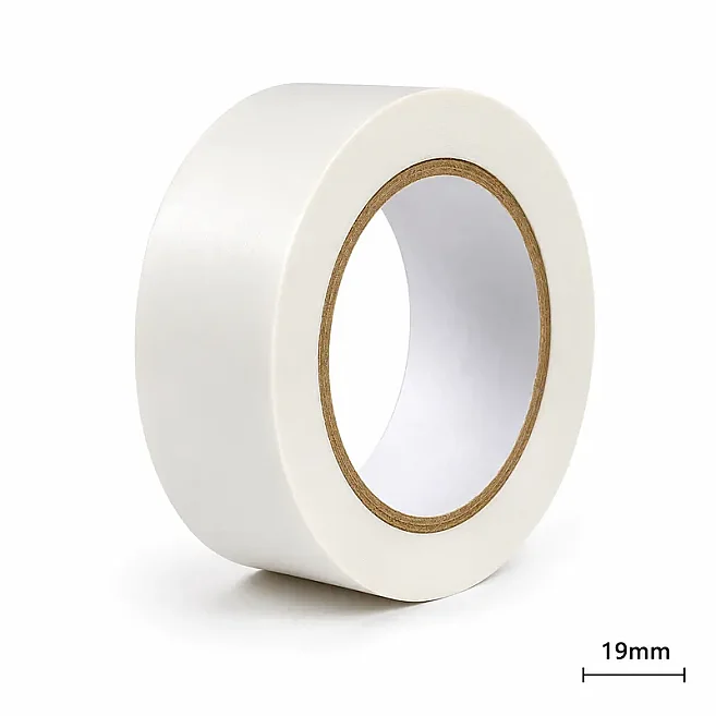 24mm x 66 Meter Residue-Free White PVC Packaging Tape - 3
