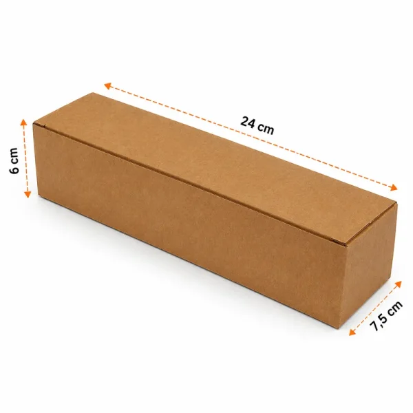 24x7.5x6cm Box - 0.5 Deci Box - Locked Box - Kraft - Kolicim (1)
