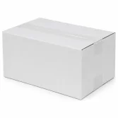 صندوق كرتون مموج مفرد 25×15×10 سم – أبيض - 3