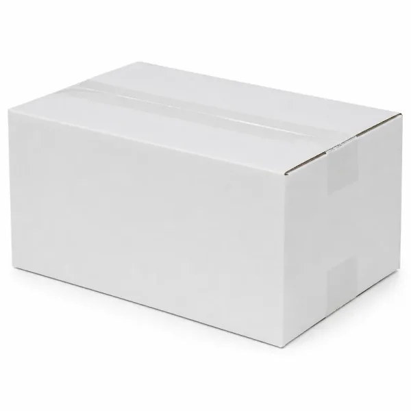صندوق كرتون مموج مفرد 25×15×10 سم – أبيض - 3