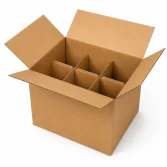 صندوق 25*17*20 سم من النظارات الطويلة مع فاصل - كرافت - 3