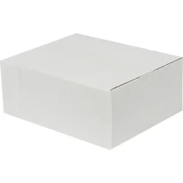 صندوق كرتون مموج مفرد 25×20×10 سم – أبيض - 3