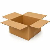 صندوق كرتون مموج مفرد 25×20×10 سم – كرافت - 1