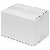 صندوق كرتون مموج مفرد 25×20×15 سم – أبيض - 3