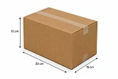 25x15x15cm Koli - 2 Desi Koli - Çift Oluklu Koli - 2