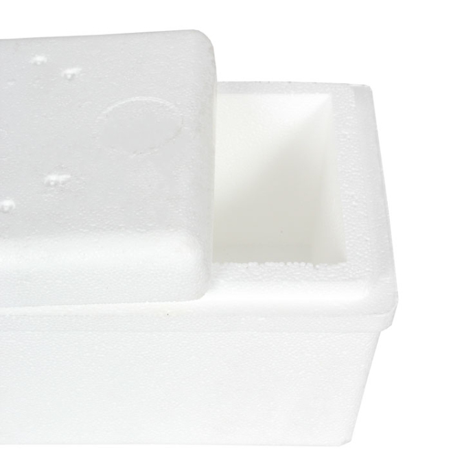25*17*14,5 cm Styrofoam Ice Cream Box - 0.5Kg. - 1