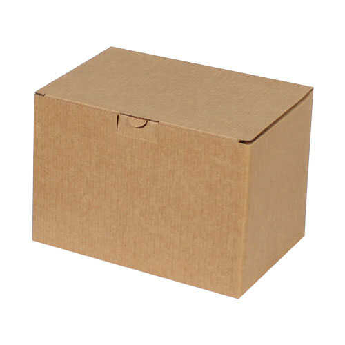 25x17x17cm Box of Tall Glasses with Separator - Kraft