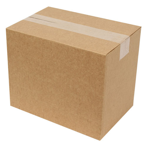 25x17x20cm Box of Long Glasses with Separator - Kraft