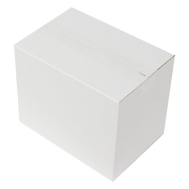 25x17x20cm Box of Tall Glasses with Separator - White - Thumbnail