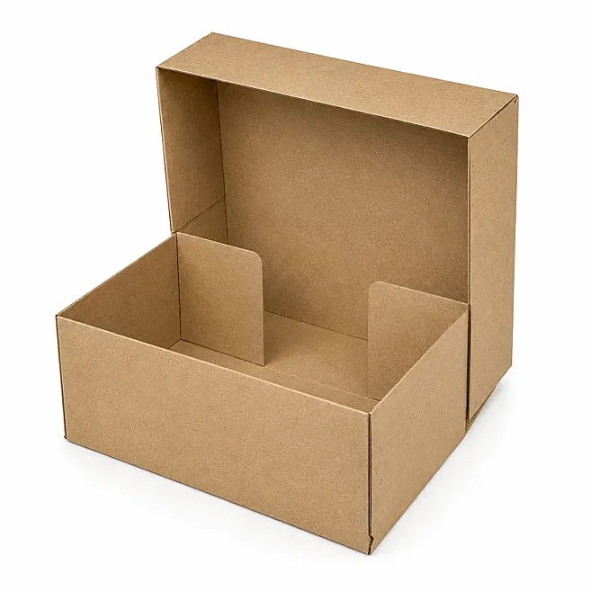 25x20x10cm E Ticaret Kutusu - 1,6 Desi Kutu - 4 Nokta Kutu - Kraft - 1