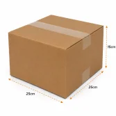25x25x15cm Koli - 3 Desi Koli - Çift Oluklu Koli - 2