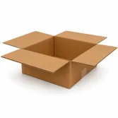 صندوق كرتون مموج مفرد 26.5×24.5×8.5 سم – كرافت - 3