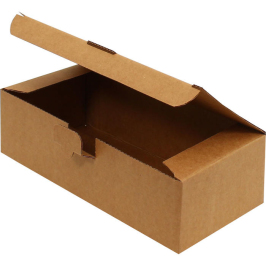 26x12x7,5cm Locked Box - Kraft - Thumbnail