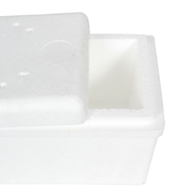 26x16x12 cm Styrofoam Ice Cream Box - 0.5Kg. - Thumbnail