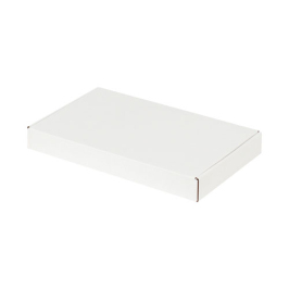 28x16x3.5cm Locked Box - White - Thumbnail