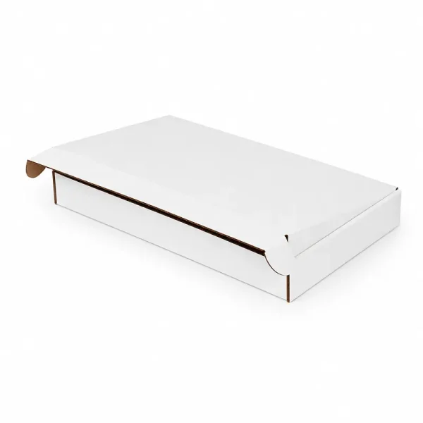 28x16x3.5cm Locked Box - White - 2