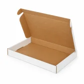 28x16x3.5cm Locked Box - White - 1